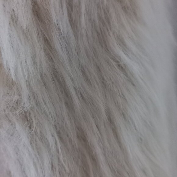 OAK + FORT cream cardigan with faux fur sleeves - Picture 7 of 10